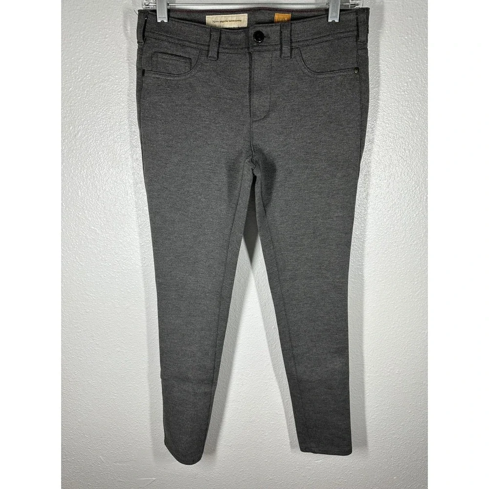 Pilcro And The‎ Letterpress Serif Pants Womens 28 Gray Skinny Jegging Stretch